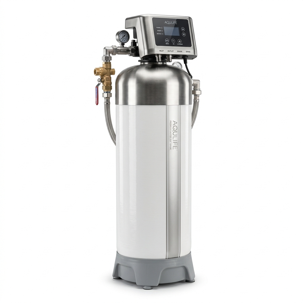 AFWFilters Fleck 5600SXT 48,000 Grain Water Softener - Whole House Water Softener for Phoenix